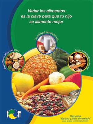 Guía 4: Variar los alimentos es la clave para que tu hijo se alimente mejor